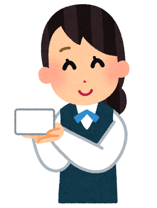 Illustration of a man giving a book back to the library
